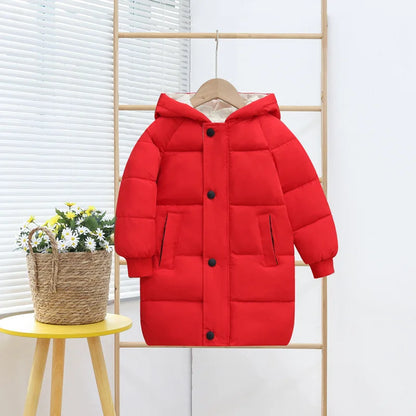 Cute Wings Winter Girls Jacket Keep Warm Princess Coat Fur Collar Hooded Zipper Windproof Girls Outerwear 2 3 4 5 6 8 10 Years