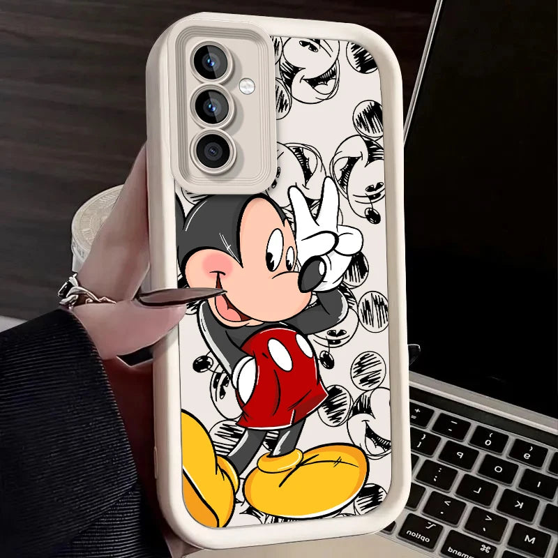 Cartoon Case for Samsung Galaxy S24 S23 S22 S21 Ultra Plus S20 FE A54 A53 A52 A52S A51 A50 A50S A34 A33 A32 5G 4G Cover