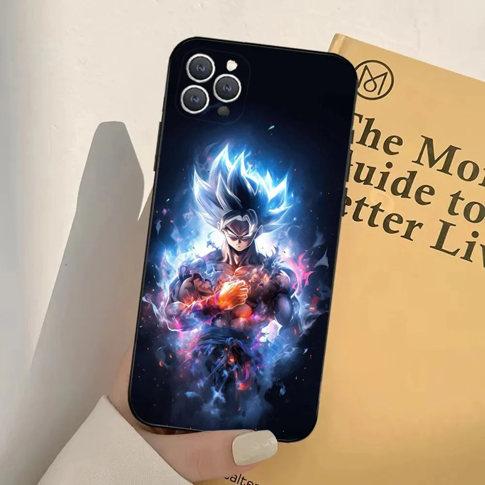 Anime Phone Case Silicone Soft For IPhone 16 15 14 13 12 11 Plus Pro Max Plus