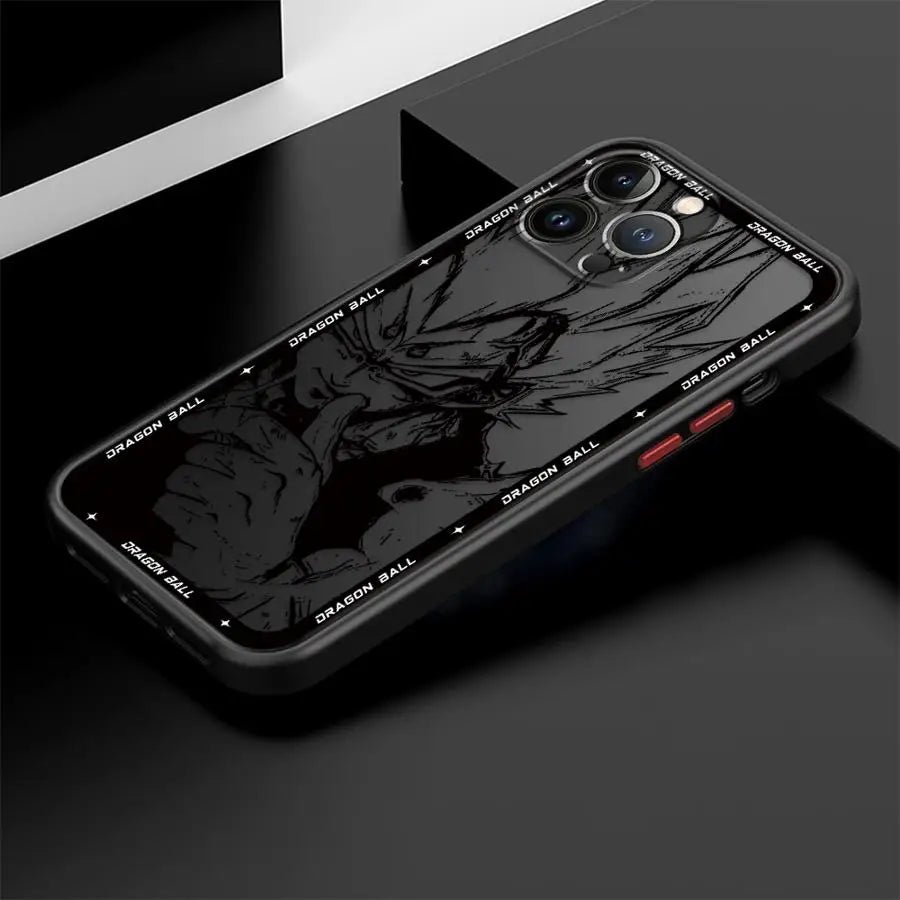 Case for iPhone 14 XR 11 XS 11 Plus 16 13 Mini 8 7 SE 15 Pro MAX 12 Soft Edge 16 Plus 14Pro 12Pro Cool Anime Goku