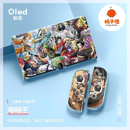 One Piece Luffy TPU Shockproof Case for Nintendo Switch/OLED