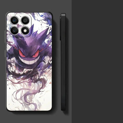 Case for Huawei Honor X8 X8a 90 Pro X9a 8X 70 X7 Magic5 X6 X6a P30 P20 Lite P40 Soft Funda Phone Cover Anime Pokemon G-Gengar