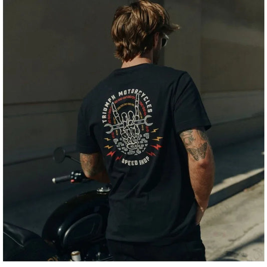 The Latest Summer Short Sleeved Motorcycle Riding Suit T-shirt Motorcycle Off-road Speed Conquer Men's Intentionally