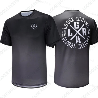 Loose Rider Jersey BMX Endurance Bike Shirt DH Off-Road Mountain Bike Downhill Jersey