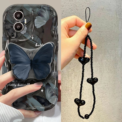 Butterfly Bracelet Chain Case For For OPPO Reno 7 4G 11 Pro 11F A60 A78 A58 A38 A18 A98 A79 A17 A16 A57 A15 A74 A96 A52 Cover