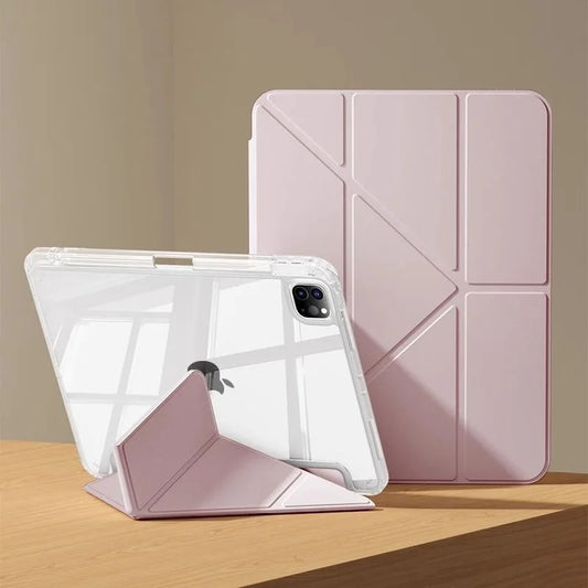 For iPad Air 5 Air 6 A16 11th M3 iPad Pro 11 12.9 13 10 Gen 10.5 10.2 9th 8th 6th 5th 9.7" Mini 7 6 Smart Case with Pen Holder