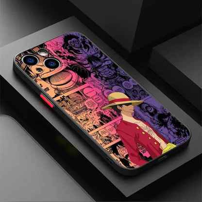 Case for iPhone 12 Mini 13 Pro 11 15 14 XR 16e 16 11 Max XS Soft shell Anime One Pieces