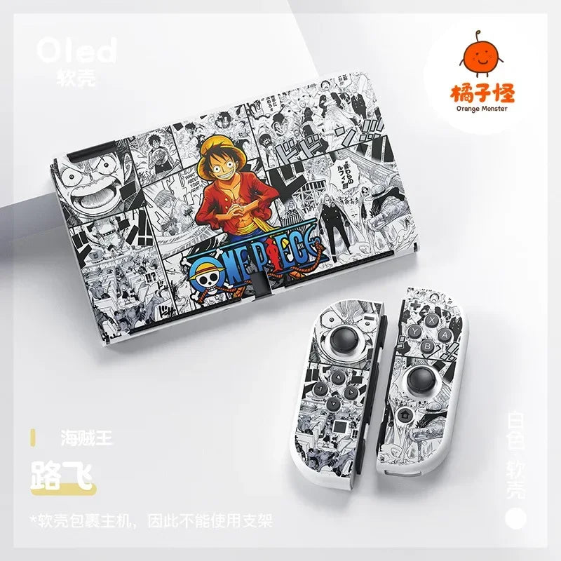 One Piece Luffy TPU Shockproof Case for Nintendo Switch/OLED