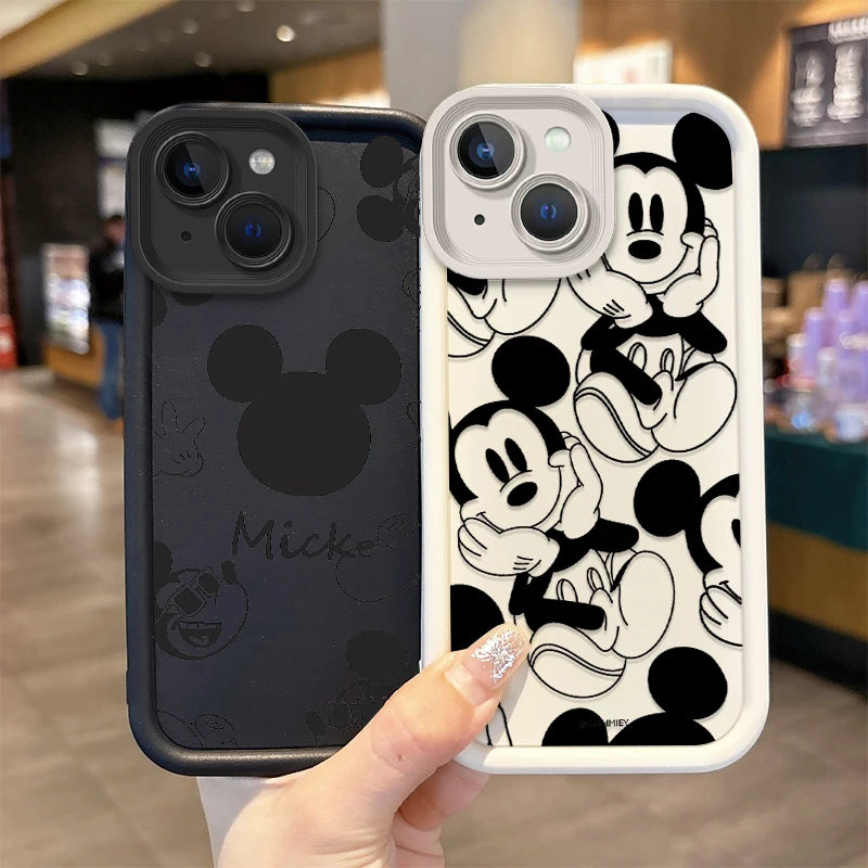 Cartoon Phone Case for iPhone 15 14 13 12 11 Pro Max XS X XR 8 7 6S 6 Plus SE 2020 Silicone Shockproof Cover Funda