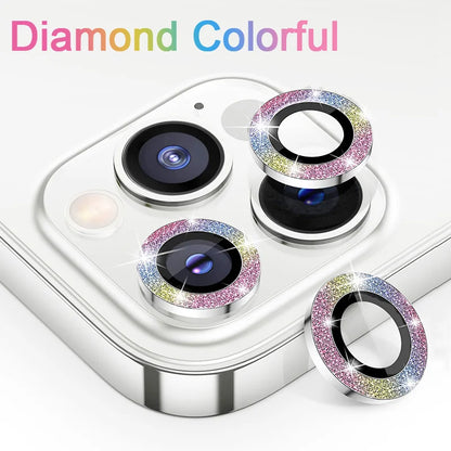 1 Set Metal Ring Glass Camera Lens Protector For IPhone 14 15 16 Pro Max 16 Plus 16Pro 15Pro 14Pro IPhone14 Cover Accessories