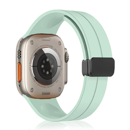 Magnetic Strap For Apple watch ultra 2 band 49mm Silicone Bracelet iWatch Series 9 7 8 6 5 4 3 se 44mm 45mm 40mm 41mm 42mm 38mm