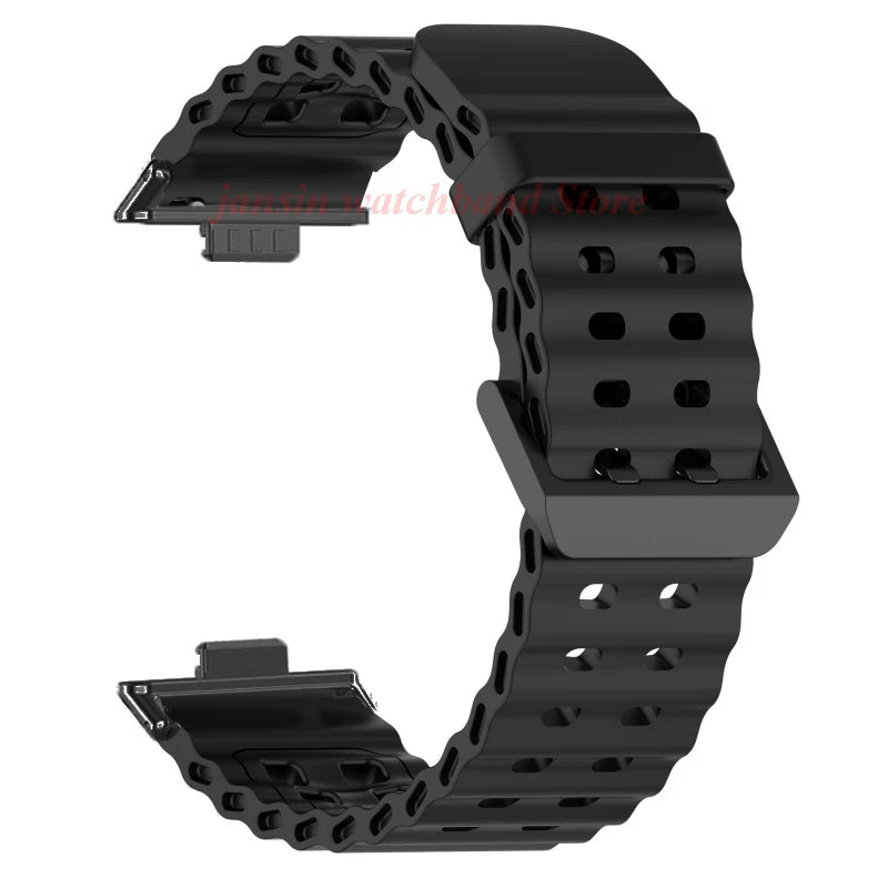 Sports Silicone Strap For Huawei Watch Fit 4 Pro Band Breathable Replacement Bracelet Correa For Huawei Fit3 Fit4 Accessories