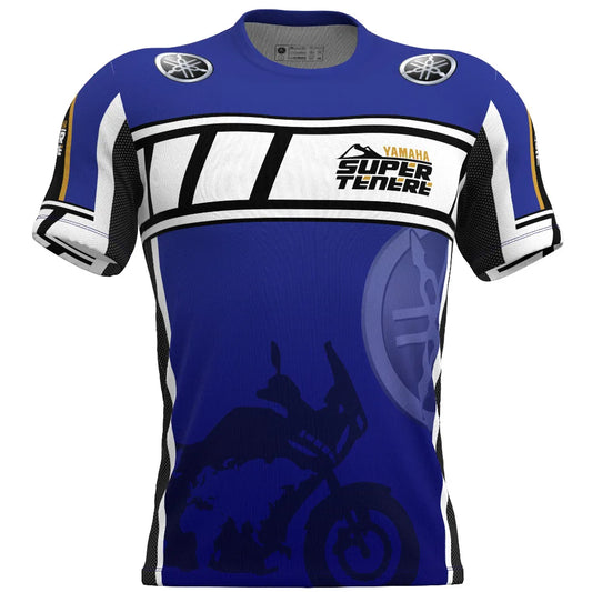 Yamaha New Street Cycling Short Sleeved T-Shirt Men's Motogp Racing Cycling Suit Summer Loose Breathable Quick Drying Shirt