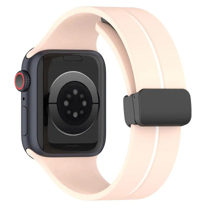 Magnetic Strap For Apple watch ultra 2 band 49mm Silicone Bracelet iWatch Series 9 7 8 6 5 4 3 se 44mm 45mm 40mm 41mm 42mm 38mm