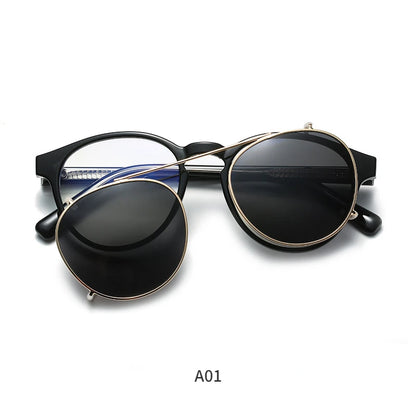 Driver Goggles Fashion Polarized Sunglasses Trend Outing Sunglasses Set Glasses Shading Street Shooting Sunglasses for Men