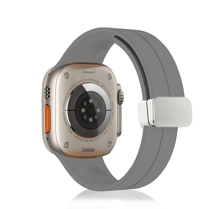 Magnetic Strap For Apple watch ultra 2 band 49mm Silicone Bracelet iWatch Series 9 7 8 6 5 4 3 se 44mm 45mm 40mm 41mm 42mm 38mm