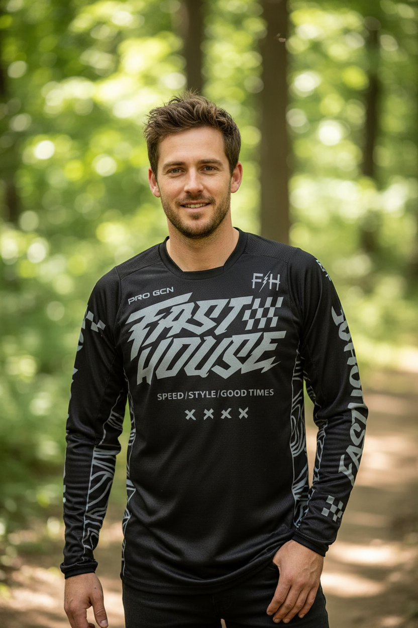 Men's Off-Road Mountain Motocross Downhill MTB Jersey