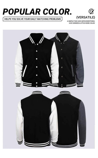 New York Art Letter 23 Print Man Veste Sport Loose Clothing Autumn Winter Baseball Jersey Warm Trendy Jacket Fashion Street Top