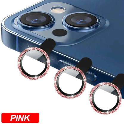 Camera Lens Protector For iPhone 16 Pro Max 16Plus 16Pro 14 15 Pro Max Diamond Metal Protective Glass For iPhone 14 15 Plus Lens