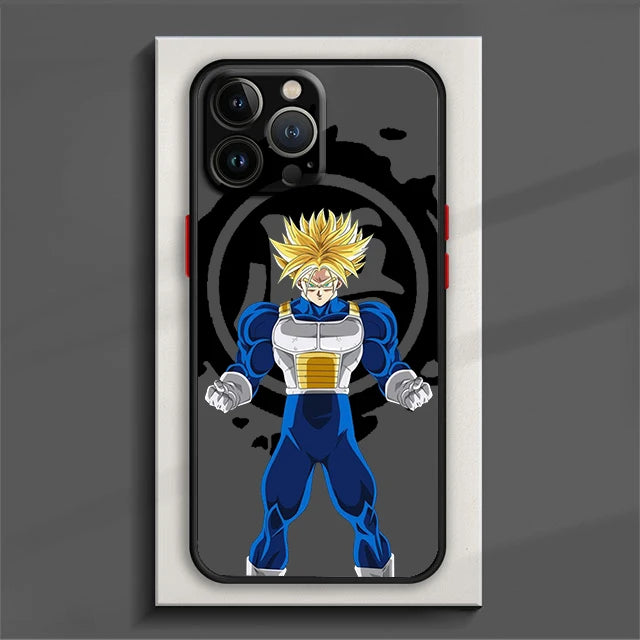 Phone Case For iPhone 16 15 14 13 12 11 Mini Pro Max X XR XSMax 7 8 Plus Matte For D-Dragons Balls Gokus Transparent Back Cover