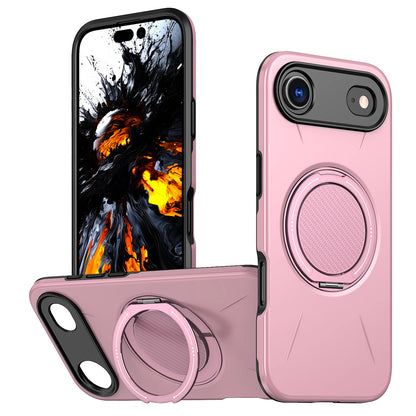 360° Rotate Bracket Military Shockproof Case For iPhone 17 Air 16 15 14 Plus 13 12 11 Pro Max Magnetic Heavy Duty Defender Cover