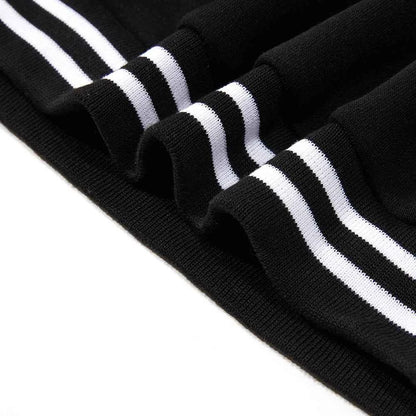 Your Attitude Deternires Your Reight Prints Baseball Jacket Men Casual Loose Top Autumn Fleece Clothing American Hip Hop Coat