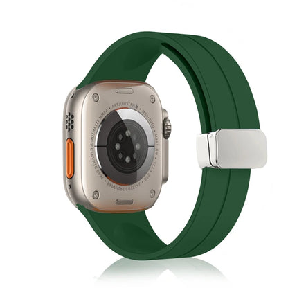 Magnetic Strap For Apple watch ultra 2 band 49mm Silicone Bracelet iWatch Series 9 7 8 6 5 4 3 se 44mm 45mm 40mm 41mm 42mm 38mm