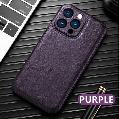 Luxury Leather Case Fashionable Phone Back Cover Quakeproof For iPhone 16 15 14 Plus 13 Pro Max 12 Pro 11 X XR XS Max 7 8 Plus