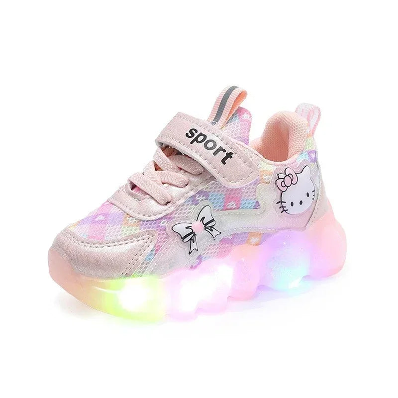 2025 NEW  Design Casual Shoes for Baby Girl Children Led Light Sneakers Kids Anti-slip Shoes Toddler Walking Shoes - ST Superstore