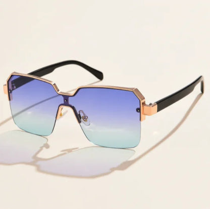 Cycling Men Women Sunglasses Luxury Brand Design Fashion Vintage Sun Glasses Square Alloy Frames Shades Eyewear UV400