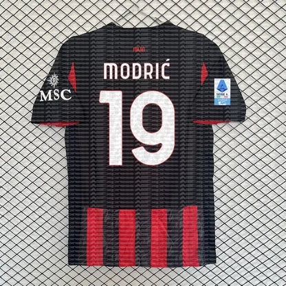 2025 Best-selling New 3D Printed AC Milan Soccer Jersey for Men and Women, Quick-drying Shirt Breathable MOTO Trendy T-shirt