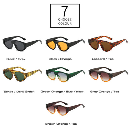 SHAUNA Retro Pilot Men Sunglasses Shades UV400 Fashion Gradient Women Double Color Punk Sun Glasses - ST Superstore