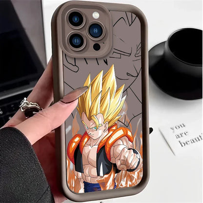 D-Dragons Balls Case for iPhone 16 15 14 13 12 11 Pro Max XS X XR 8 7 6S 6 Plus SE 2020 Liquid Silicone Shockproof Back Cover