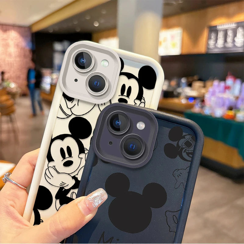 Cartoon Phone Case for iPhone 15 14 13 12 11 Pro Max XS X XR 8 7 6S 6 Plus SE 2020 Silicone Shockproof Cover Funda