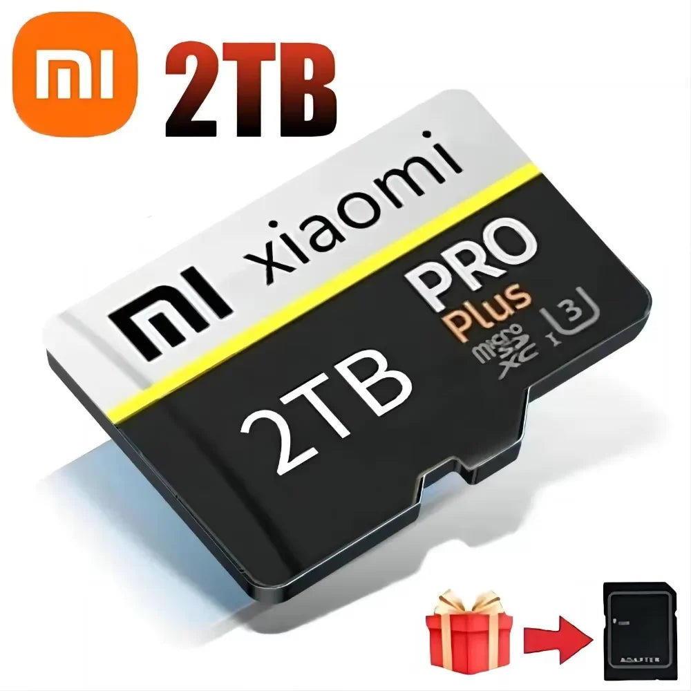 Xiaomi Master copy version SD Card U3 Mini TF Flash Card 1TB 2TB Class 10 Black SD Memory Card 128GB 256GB 512GB For Mobile Phone PC Camera