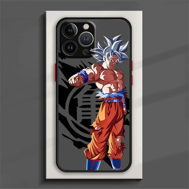 Phone Case For iPhone 16 15 14 13 12 11 Mini Pro Max X XR XSMax 7 8 Plus Matte For D-Dragons Balls Gokus Transparent Back Cover