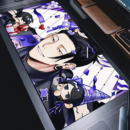 Mouse Pad Jujutsu Kaisen Geto Non-Slip Large Gaming Rubber Mouse Computer Keyboard Mats Game player accessories PC carpet XL XXL