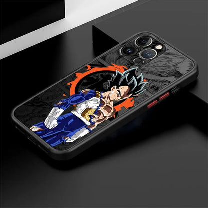 Soft Cover Case for iPhone XR 14 15 Pro MAX XS 11 Plus 11 12 13 Mini 8 7 SE 16 14Pro 12Pro 16 Plus Dragons Balls Goku DBZ - ST Superstore