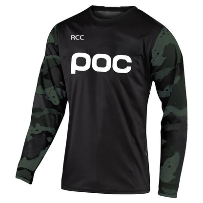 POC 2026 Men Cycling Motocross Jersey Downhil Mountain Bike DH Shirt MX Motorcycle Clothing Ropa for Boys MTB T-Shirts