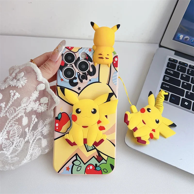 Cute Cartoon Phone Case For iPhone 14 15 13 12 11Pro Max Cartoon Y2K Lovely Anti Fall Cover