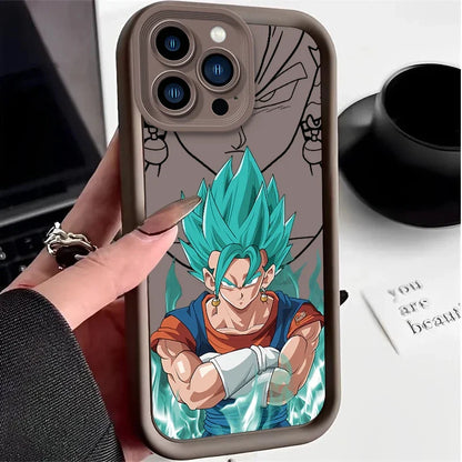 D-Dragons Balls Case for iPhone 16 15 14 13 12 11 Pro Max XS X XR 8 7 6S 6 Plus SE 2020 Liquid Silicone Shockproof Back Cover