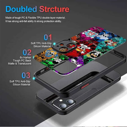 Case for iPhone 12 Mini 13 Pro 11 15 14 XR 16e 16 11 Max XS Soft shell Anime One Pieces