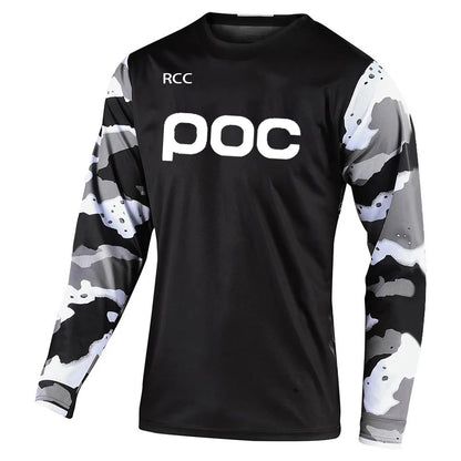 POC 2026 Men Cycling Motocross Jersey Downhil Mountain Bike DH Shirt MX Motorcycle Clothing Ropa for Boys MTB T-Shirts