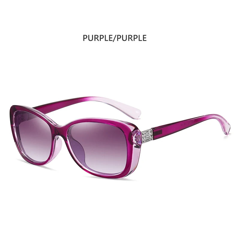 New Luxury Brand Diamond Gradient lens Sunglasses Women Polarized Glasses Driving Anti-glare Sun Glasses oculos de sol feminino