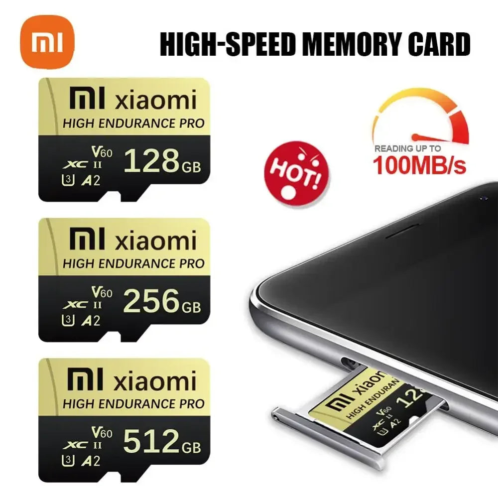 Xiaomi Master copy version Real Capacity Micro TF SD Card 512GB 256GB Memory Card High Speed Cartao De Memoria 128GB For Sony Lenovo Nintendo Switch