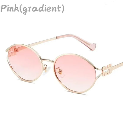 Fashion Small Sunglasses Brand Designer Metal Woman Outdoor Travel Holidays Eyeglasses UV Protection Man Shades Sale