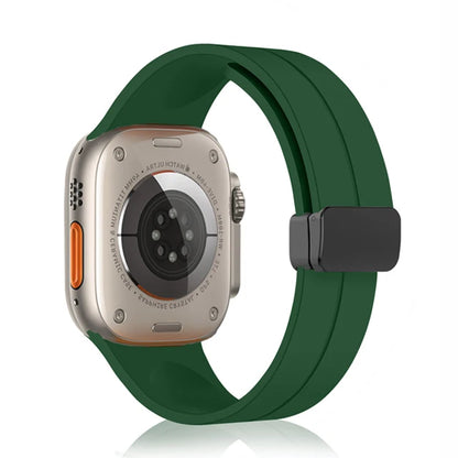 Magnetic Strap For Apple watch ultra 2 band 49mm Silicone Bracelet iWatch Series 9 7 8 6 5 4 3 se 44mm 45mm 40mm 41mm 42mm 38mm