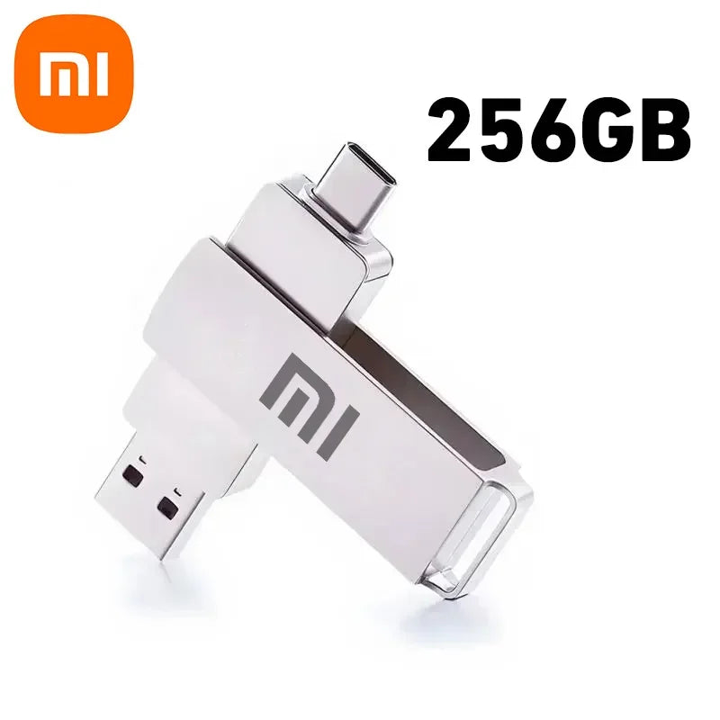 Xiaomi 16TB 3.0 USB Flash Drive Metal High-Speed Pen Drive 2TB 512GB Waterproof Type-C Usb PenDrive For Computer Storage Devices