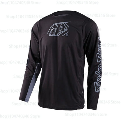 Men's Motorcycle Sportswear Printed BMX Bicycle Shirt DH Downhill Endurance T-shirt Mountain Bike Outdoor Sportswear Top