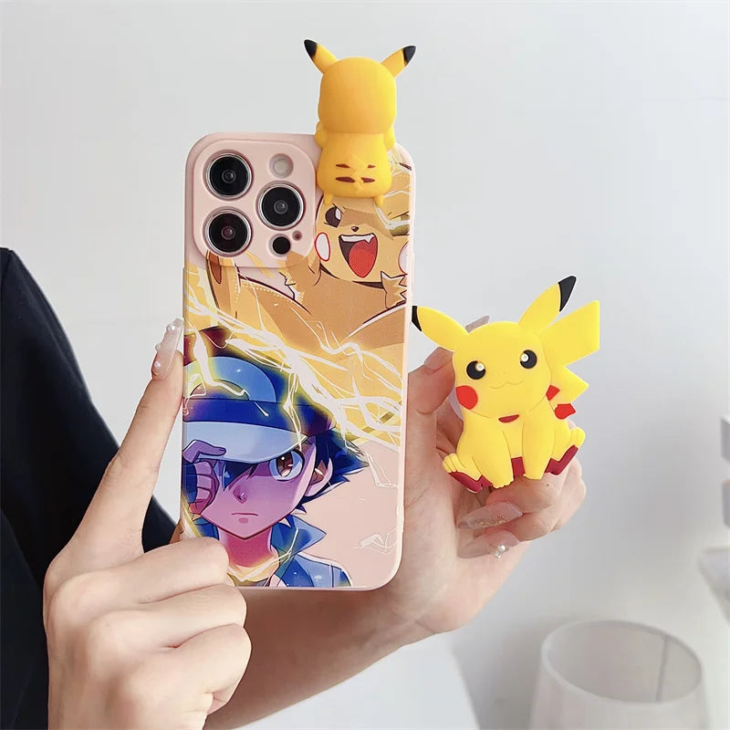 Cute Cartoon Phone Case For iPhone 14 15 13 12 11Pro Max Cartoon Y2K Lovely Anti Fall Cover